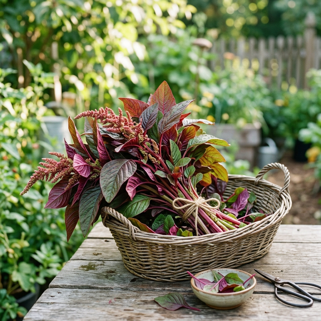 amaranth harvest stage