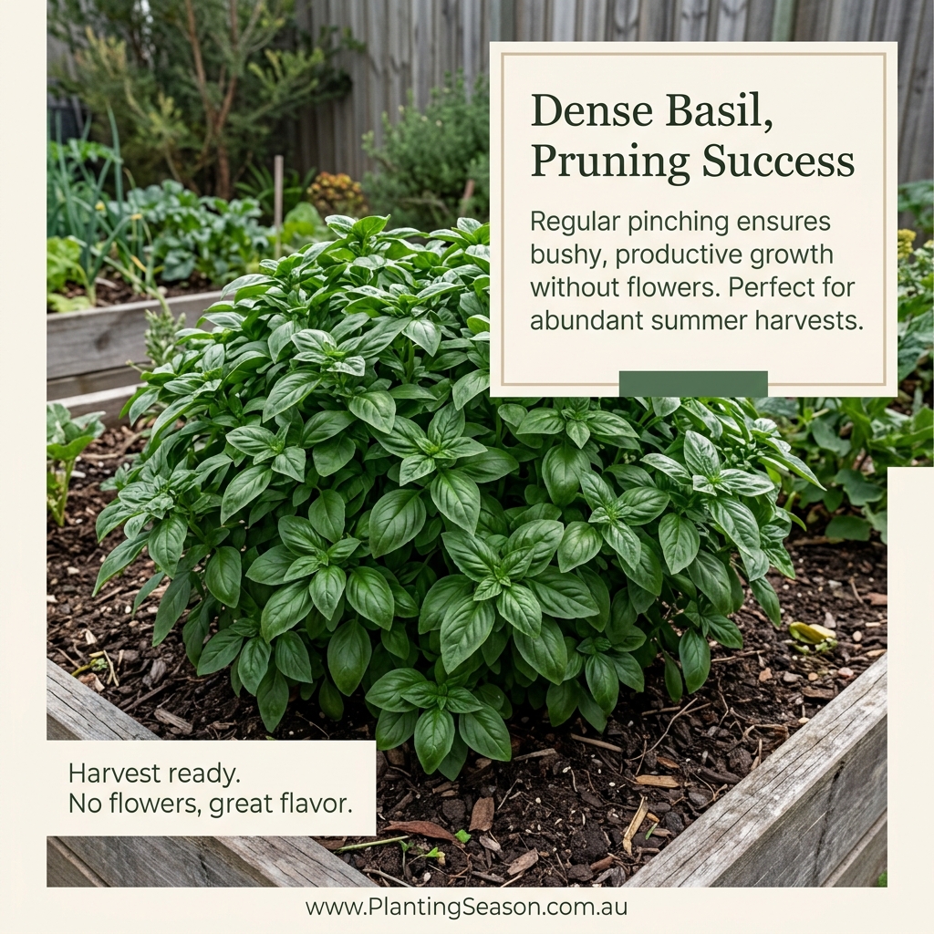 Basil mature stage