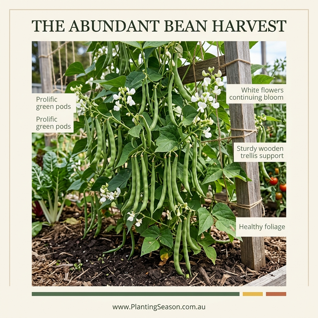 Beans mature stage