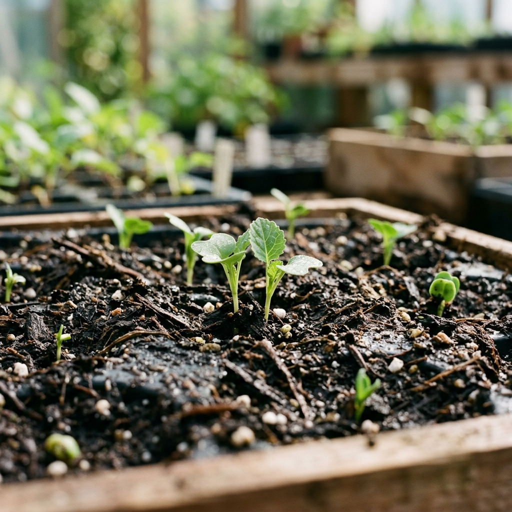 cabbage seedling stage