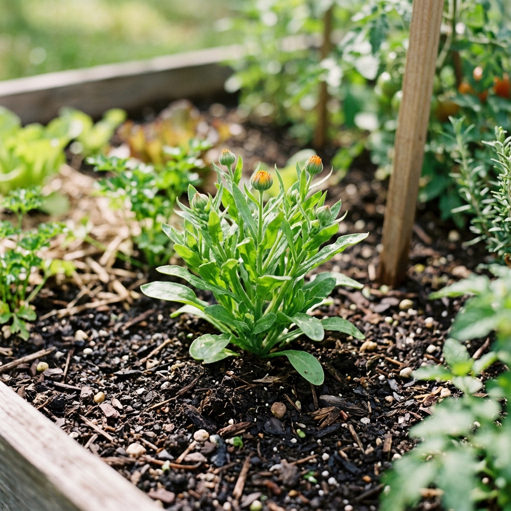 calendula growing stage
