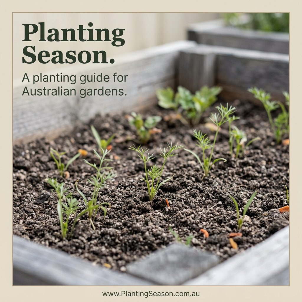 Carrot seedling stage