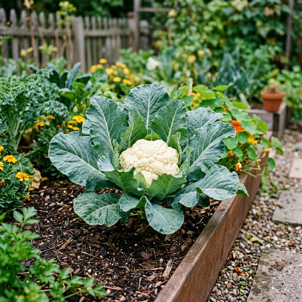 cauliflower established stage