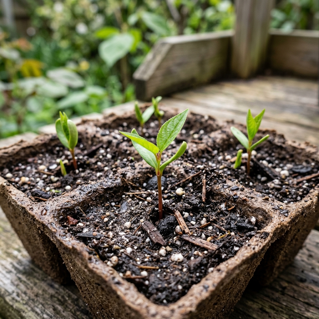 cherry seedling stage