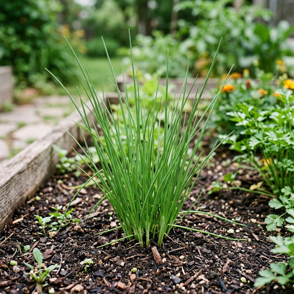 chives growing stage