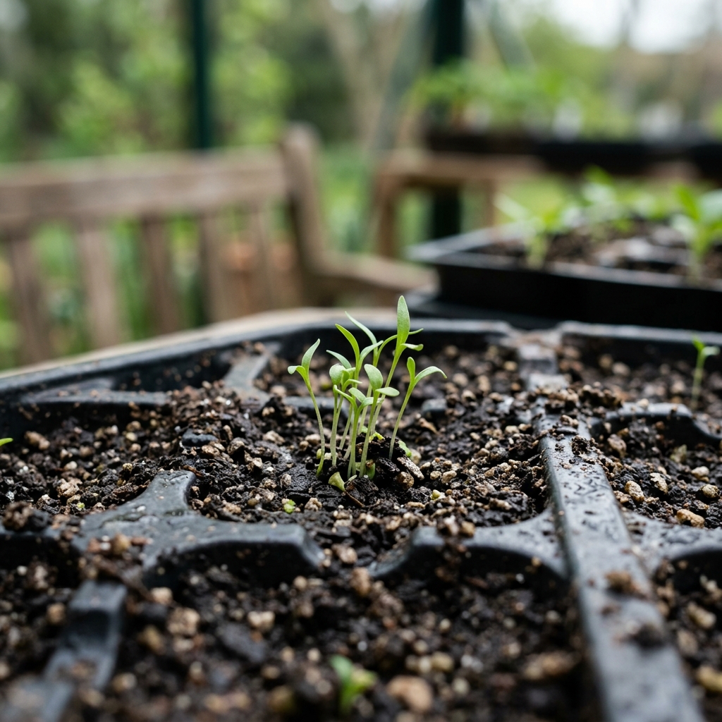 chives seedling stage