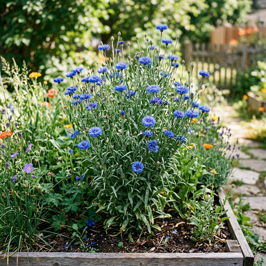 cornflower established stage