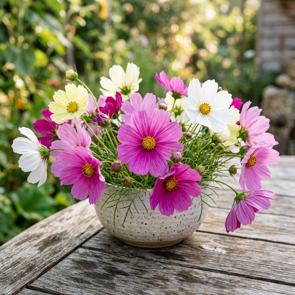 cosmos harvest stage