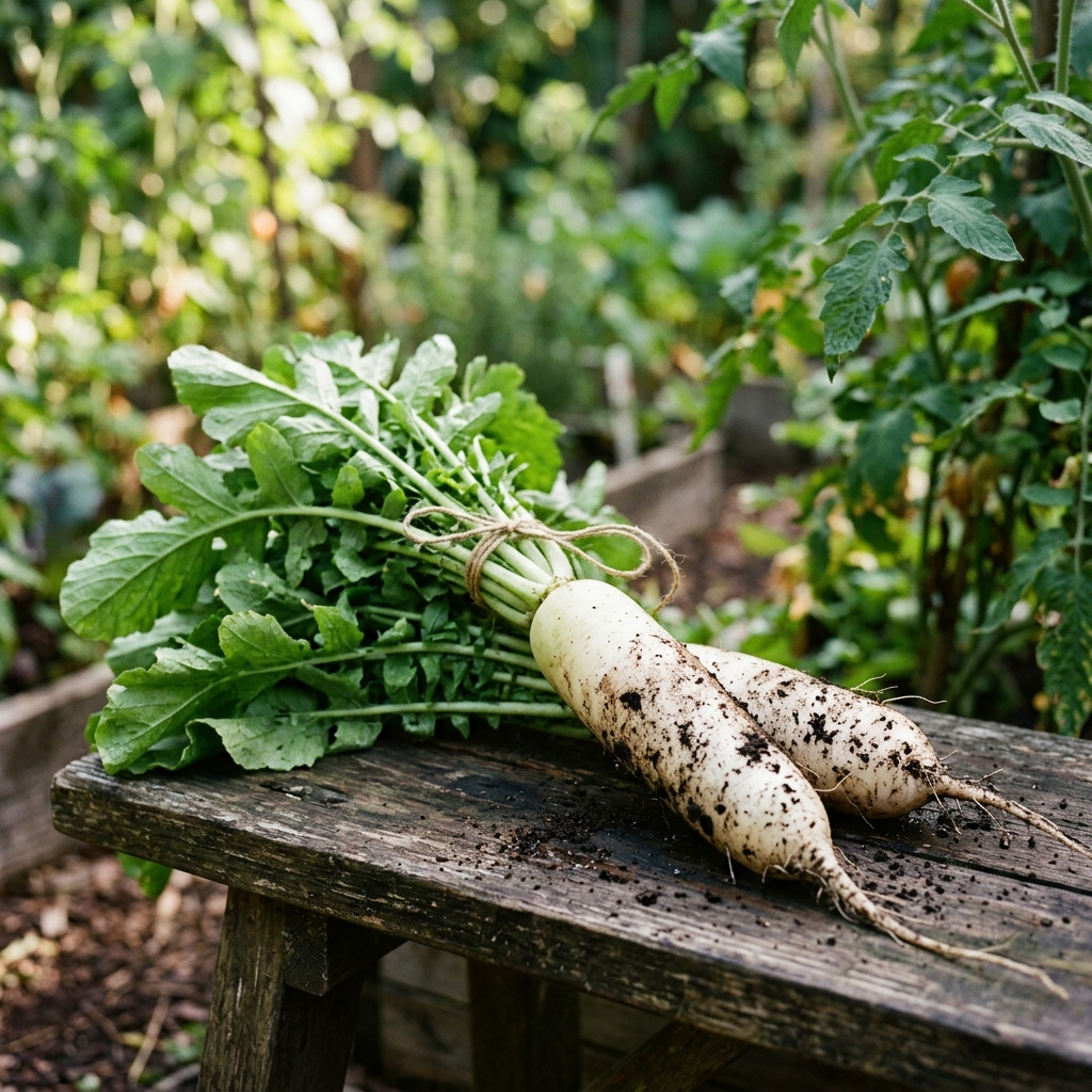 daikon harvest stage