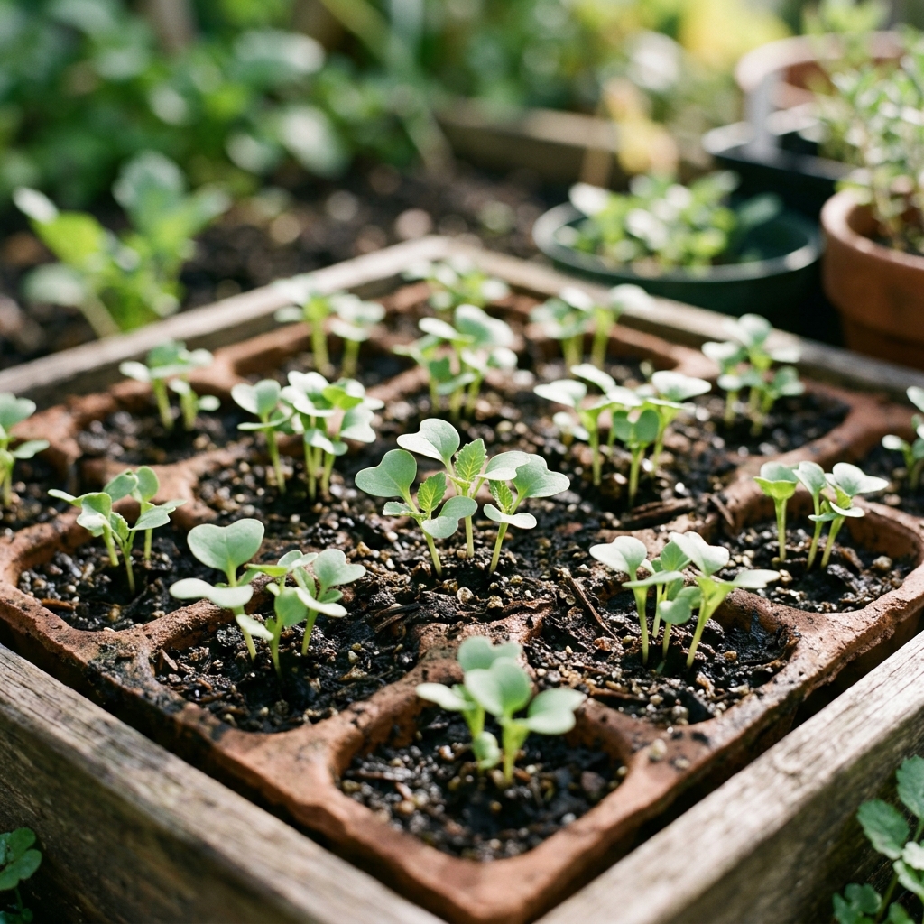 daikon seedling stage