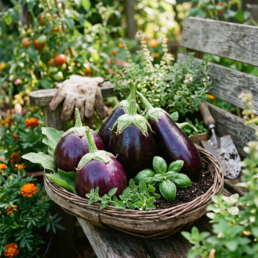 eggplant harvest stage