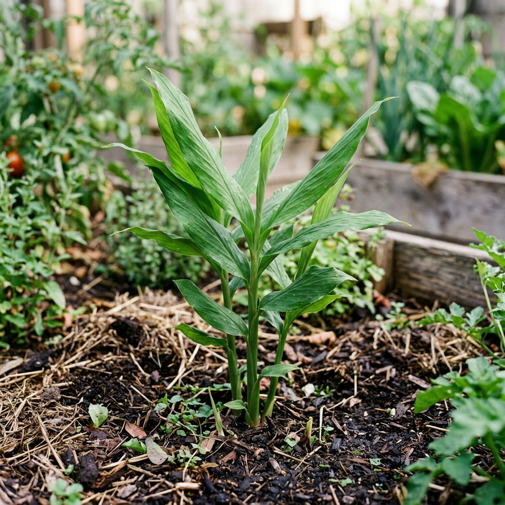 ginger growing stage