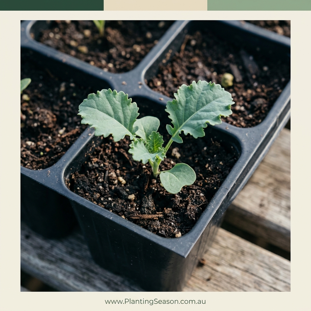 Kale seedling stage