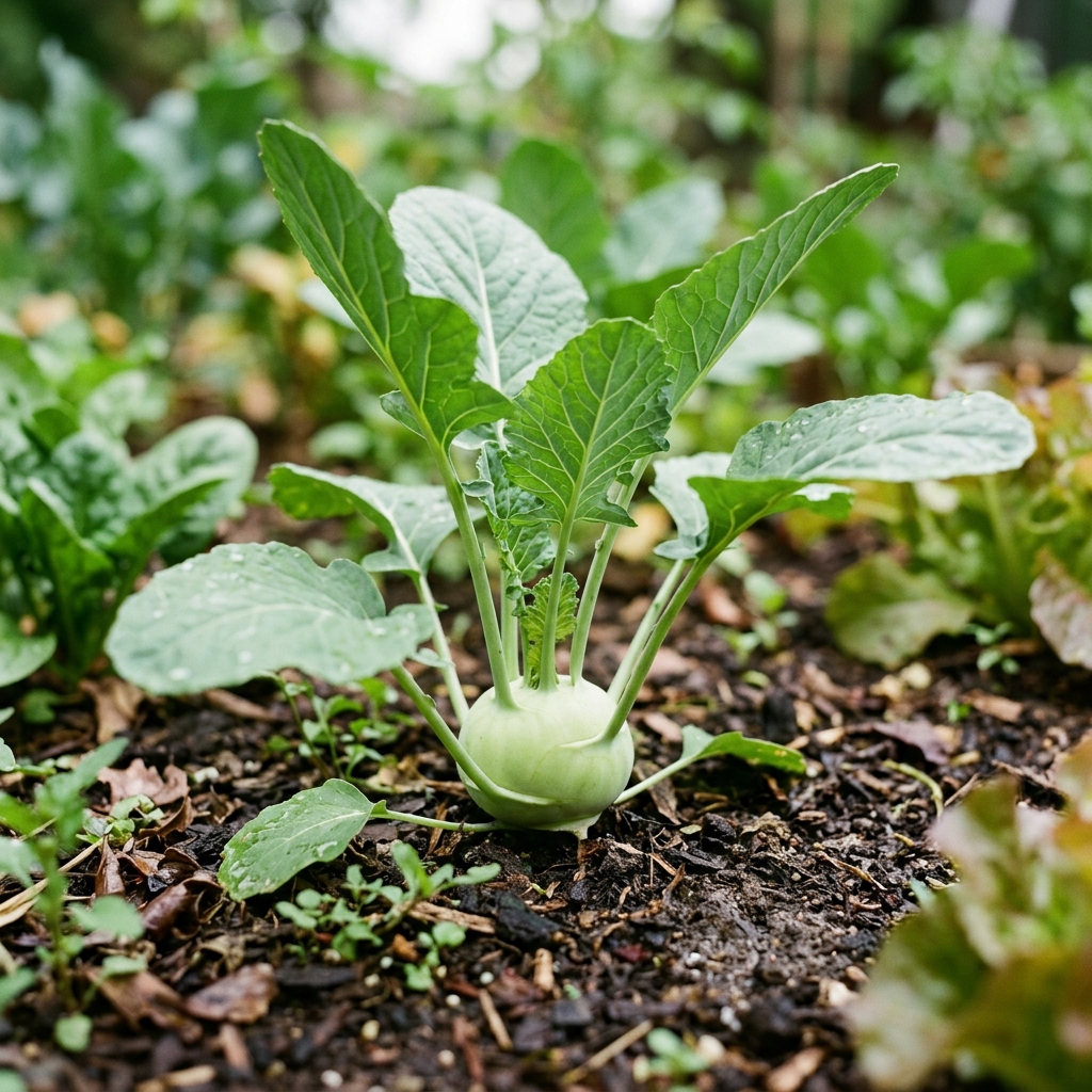 kohlrabi growing stage