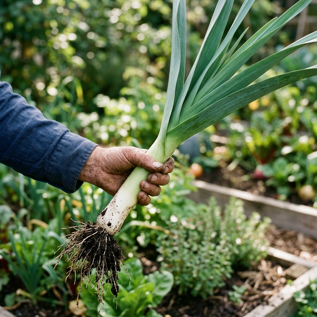 leek harvest stage