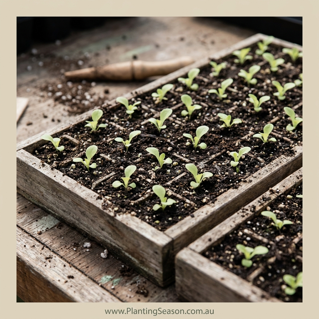 Lettuce seedling stage