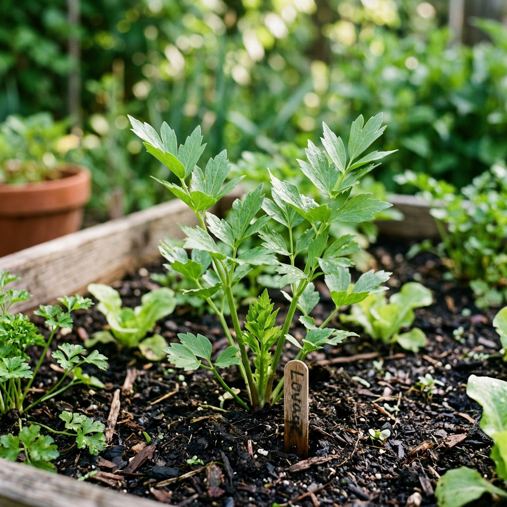 lovage growing stage