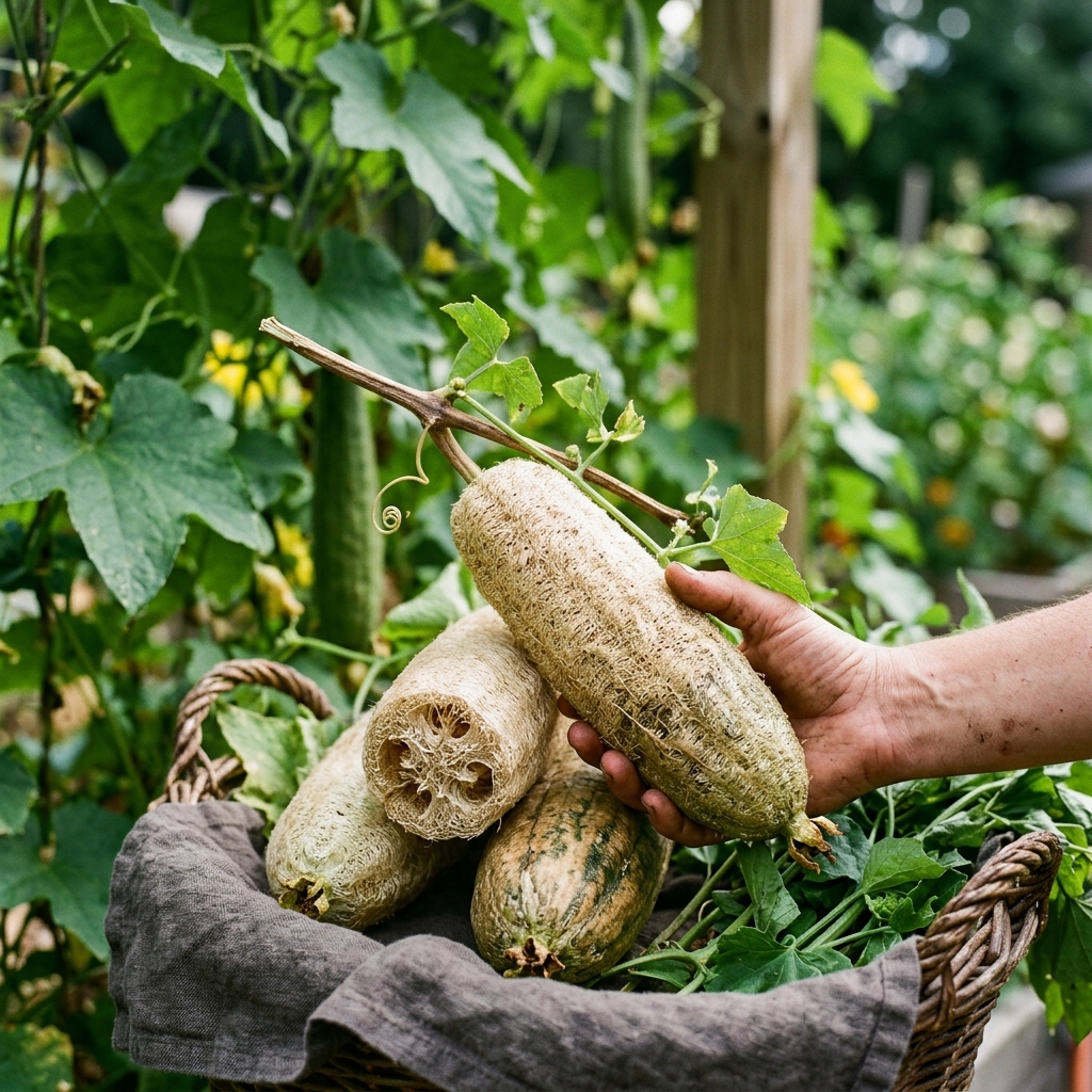 luffa harvest stage