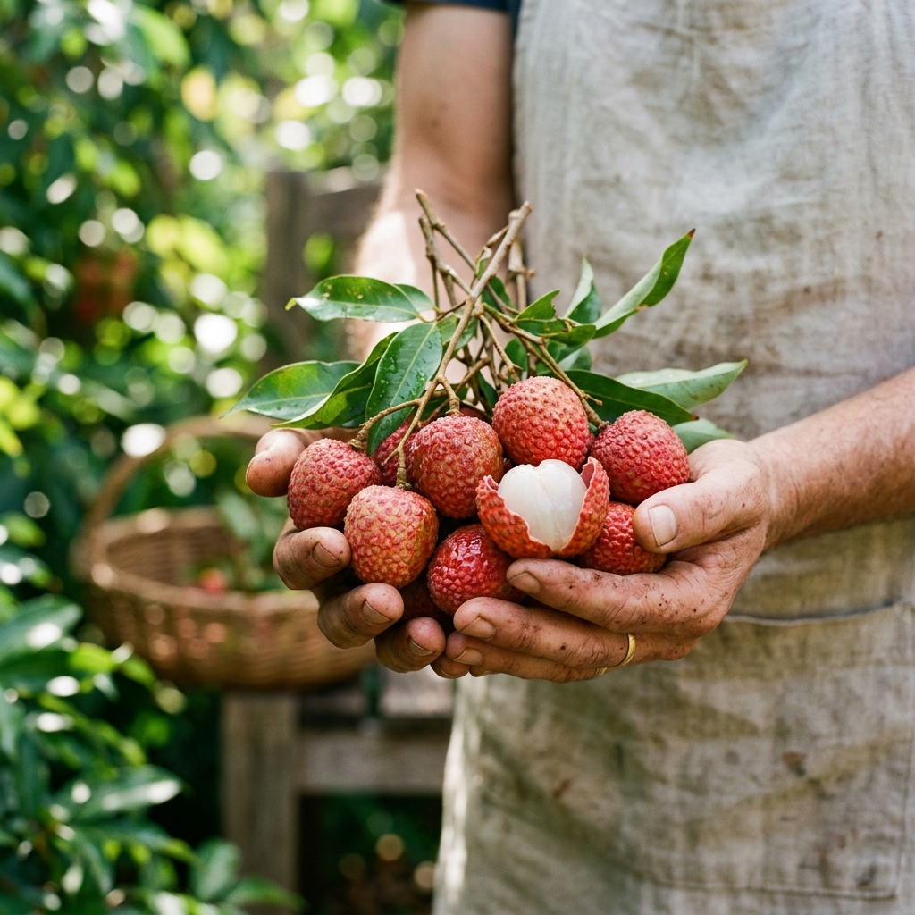 lychee harvest stage