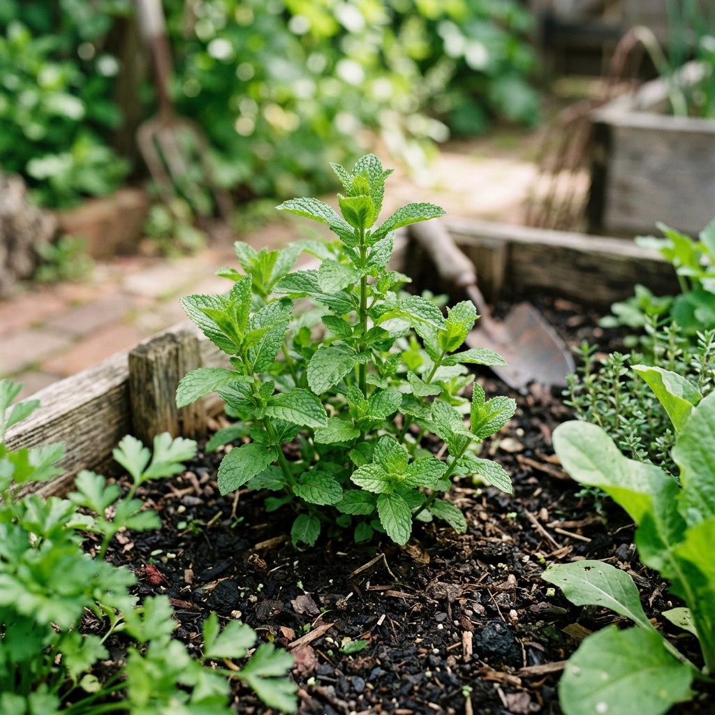mint growing stage