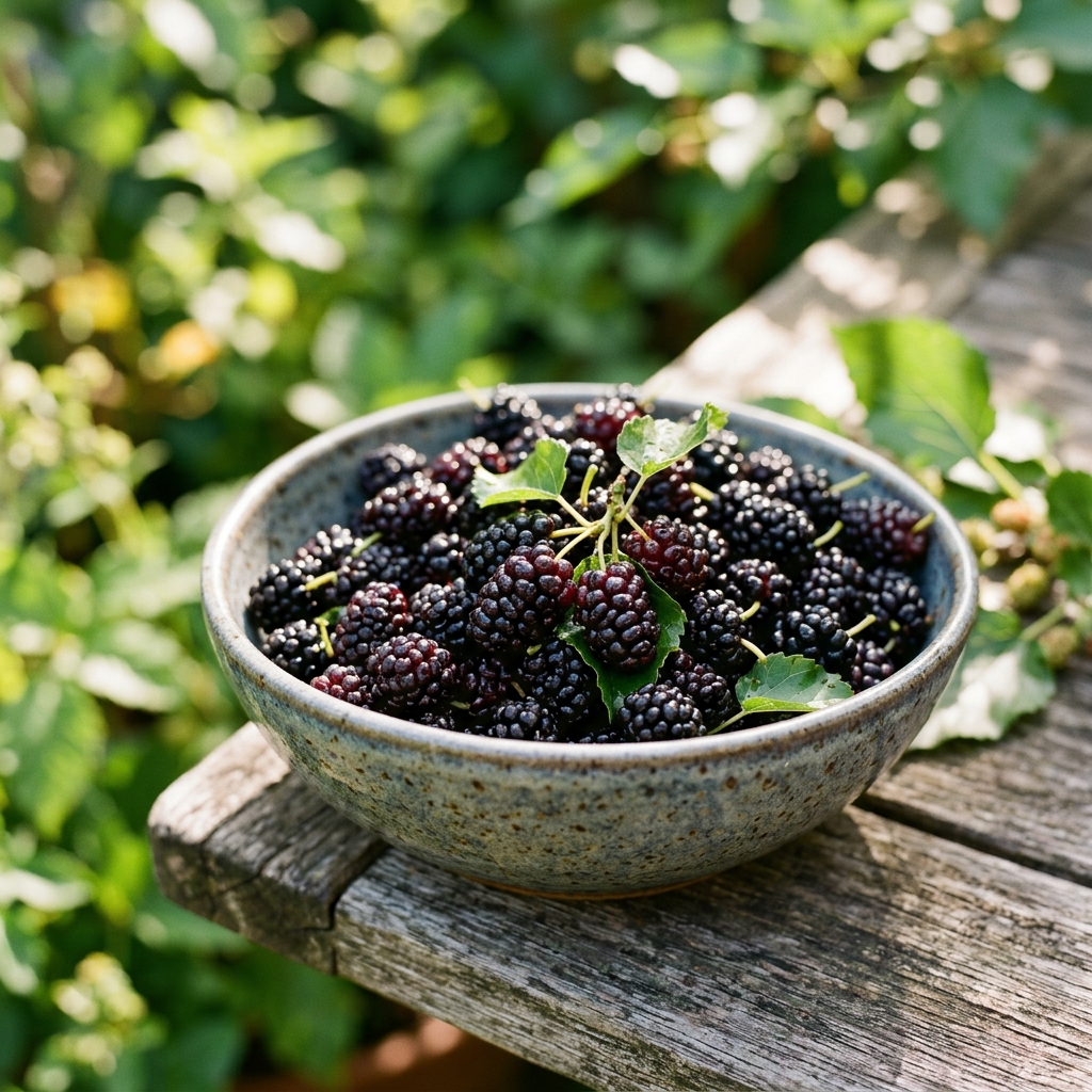 mulberry harvest stage