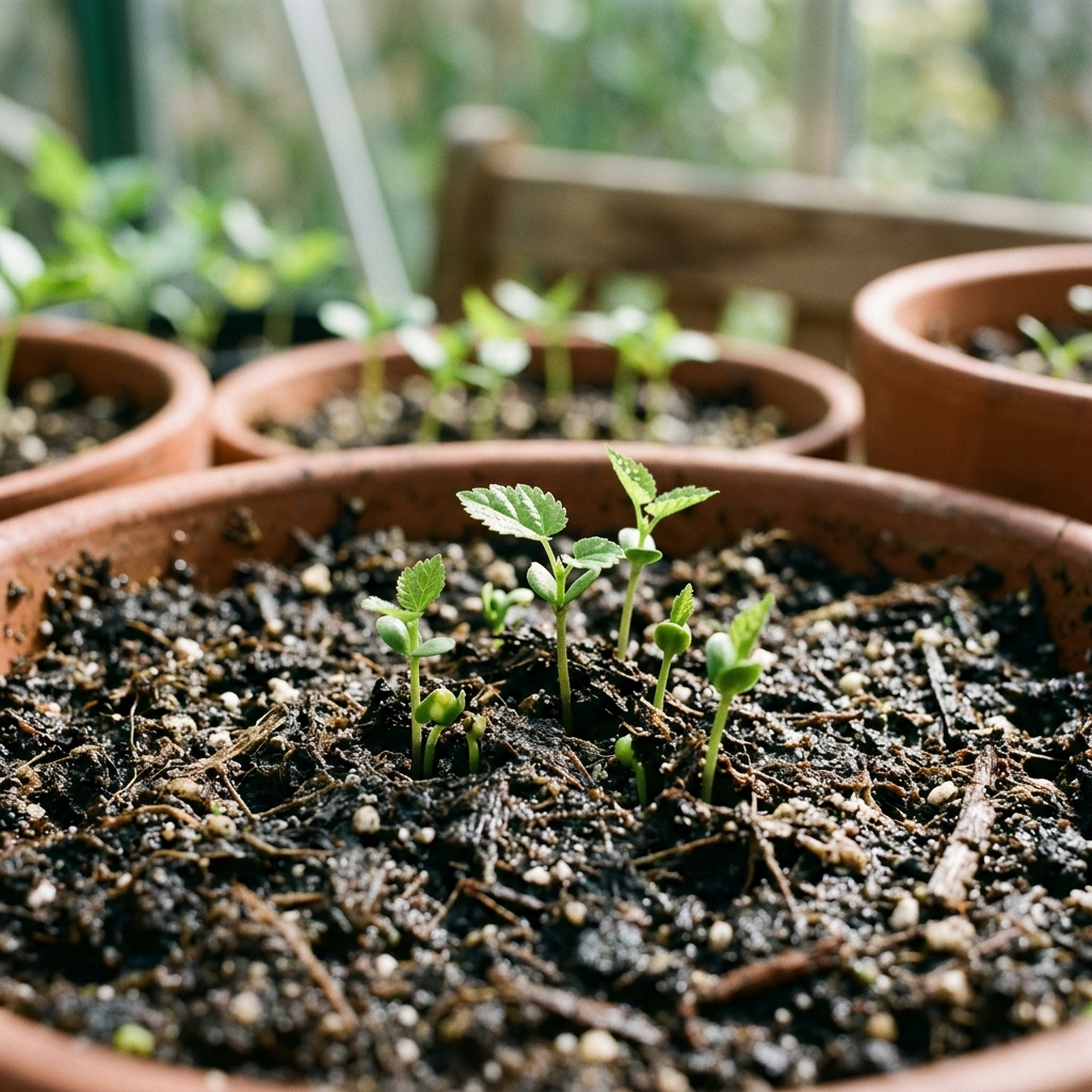 mulberry seedling stage