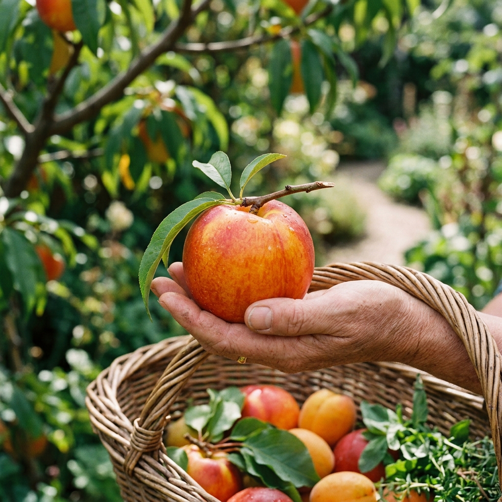 nectarine harvest stage