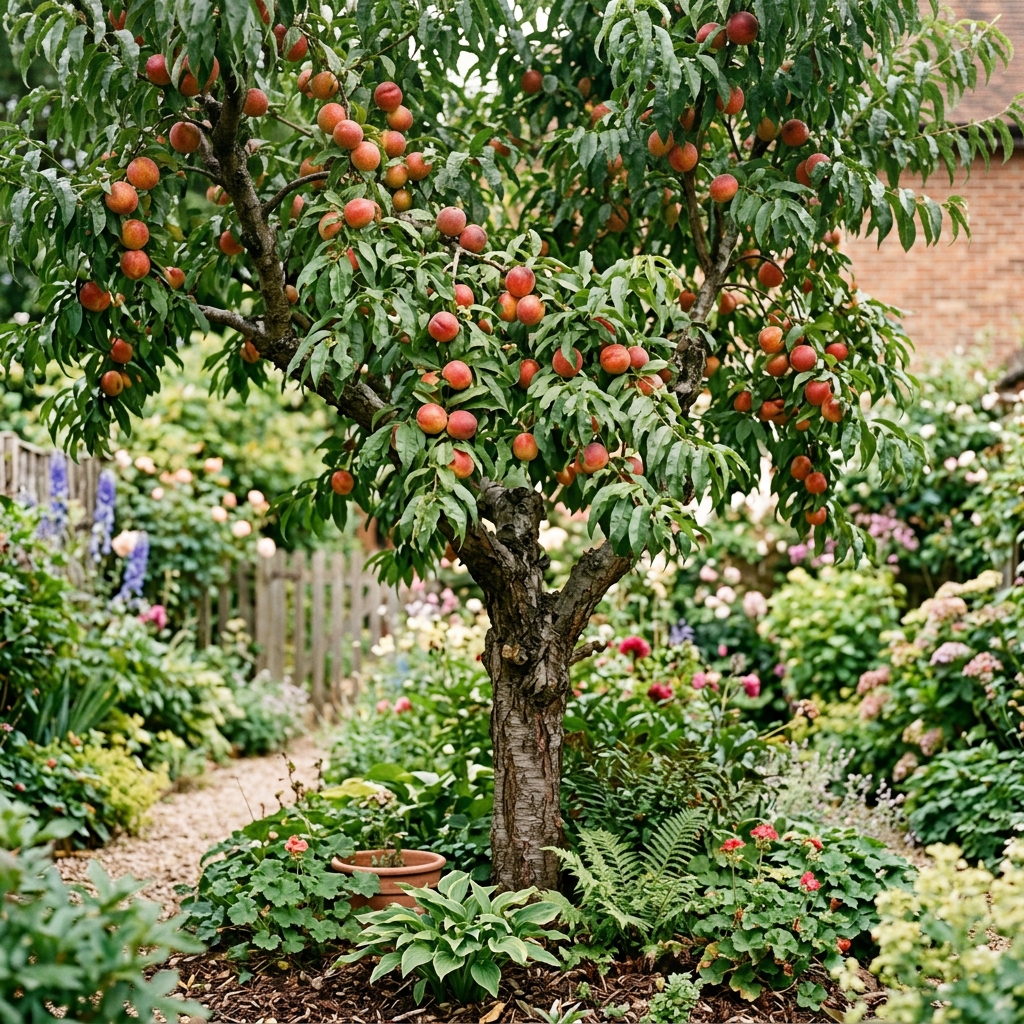 nectarine established stage