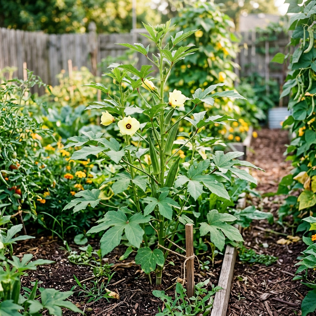 okra established stage