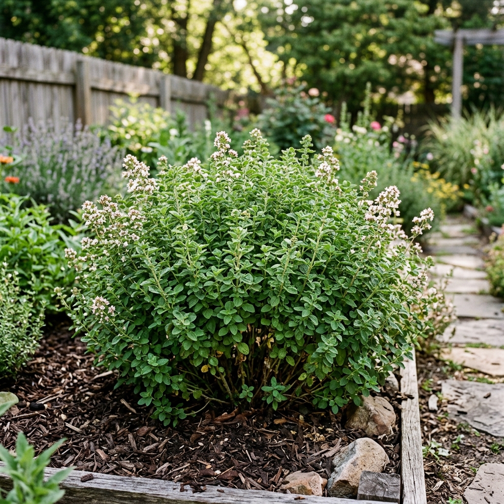 oregano established stage
