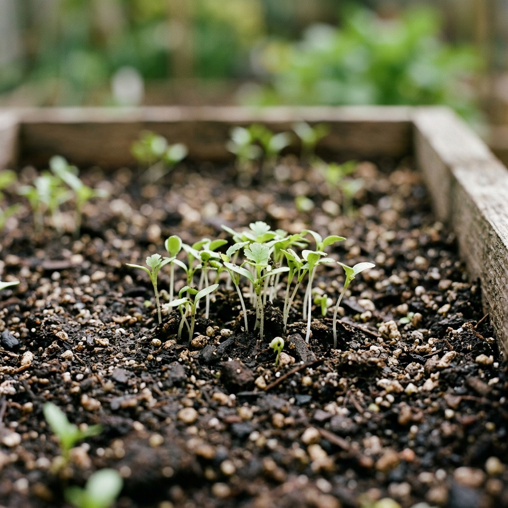 parsnip seedling stage