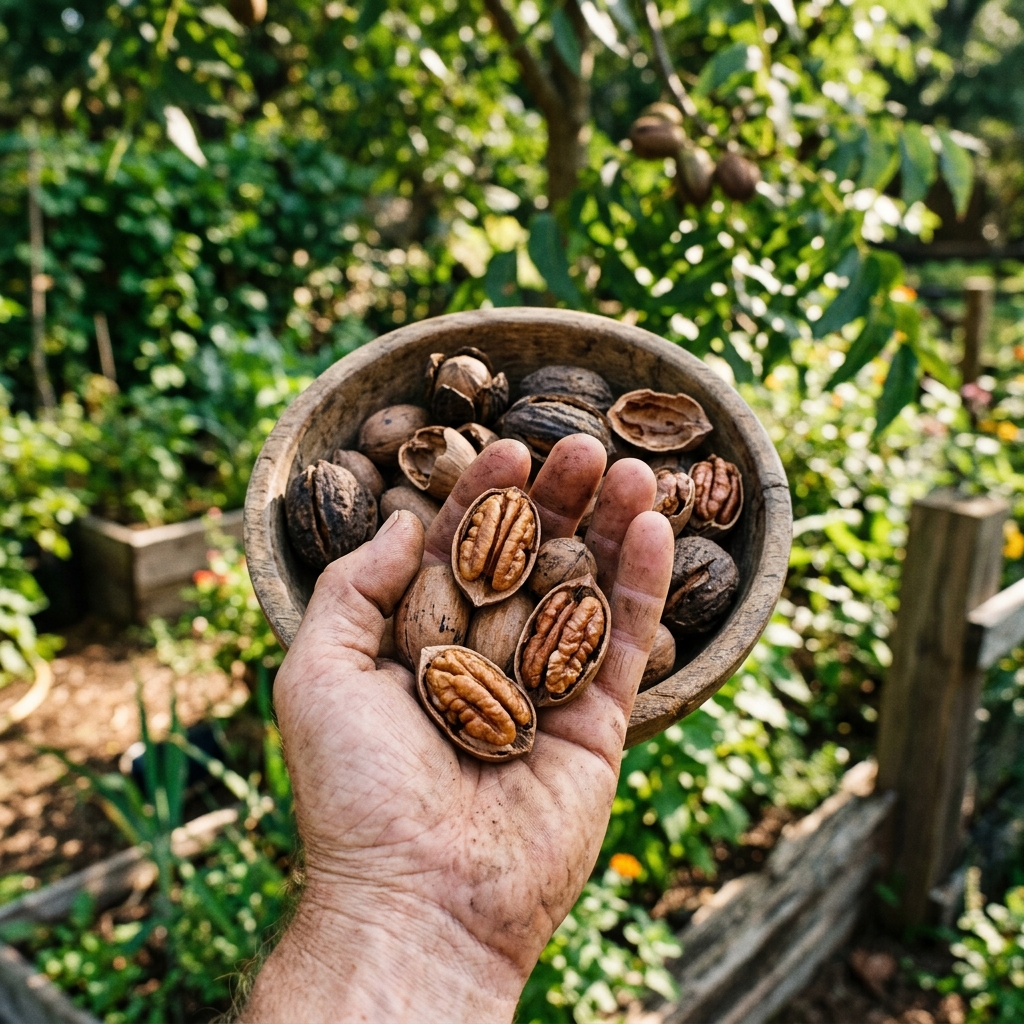 pecan harvest stage