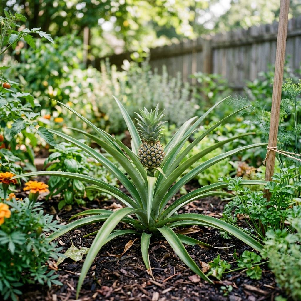 pineapple growing stage