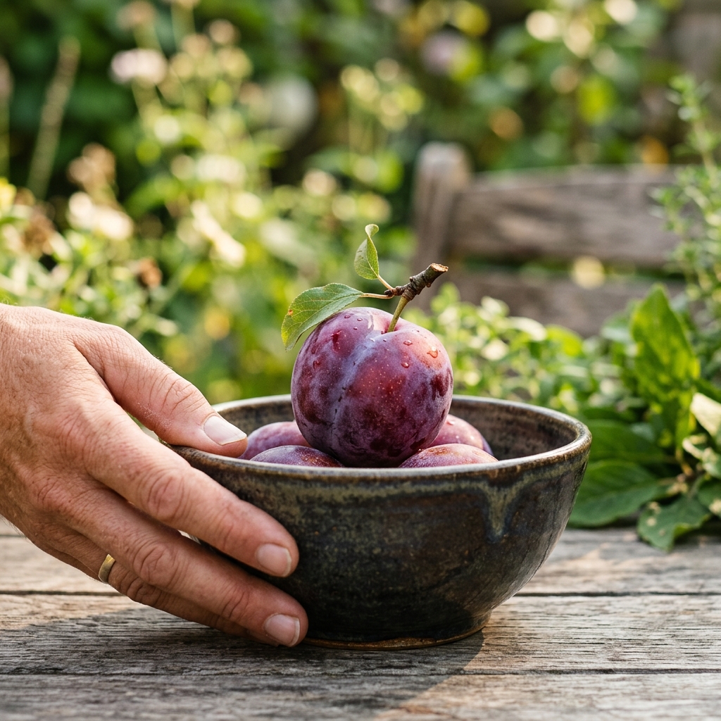 plum harvest stage