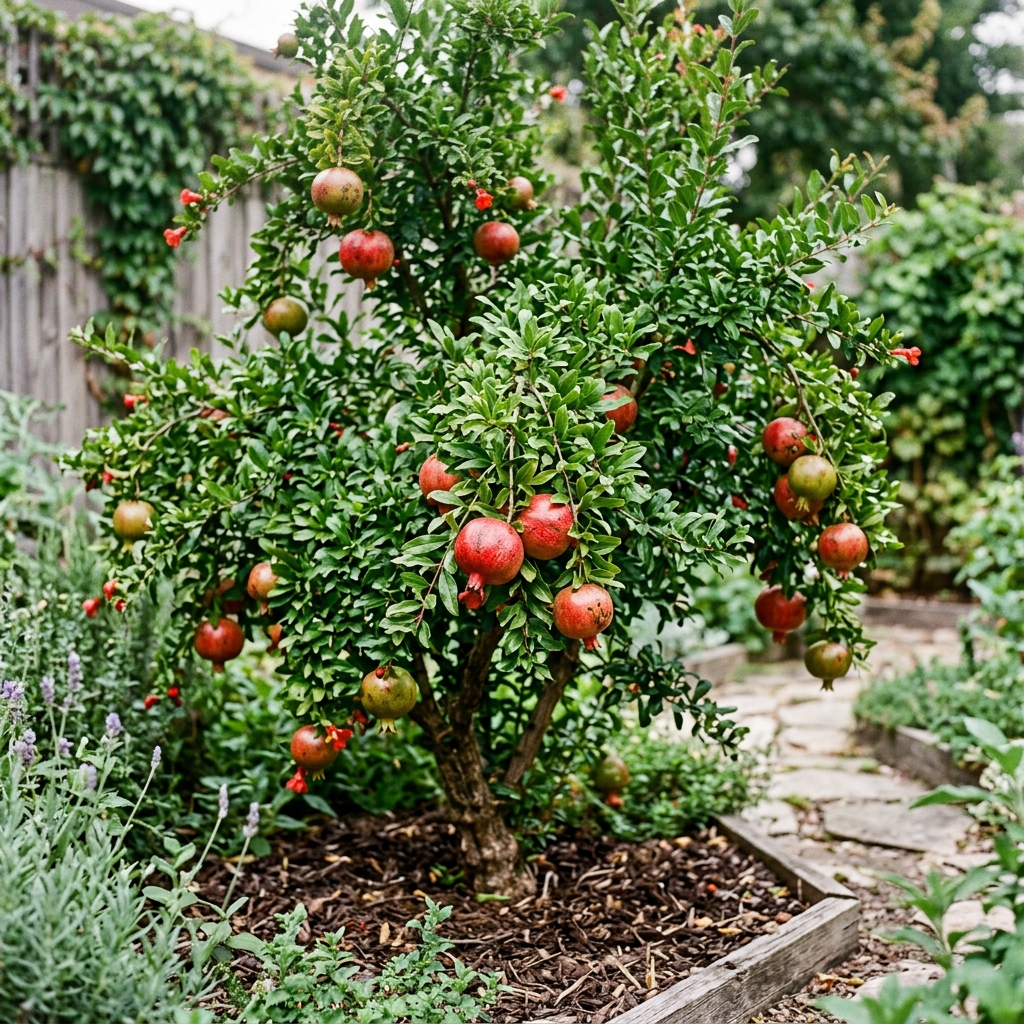 pomegranate established stage
