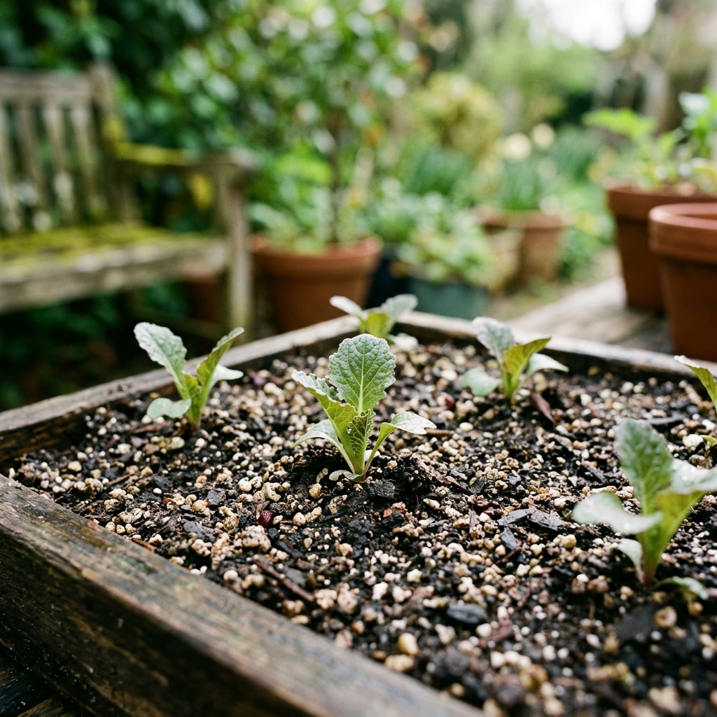 radicchio seedling stage
