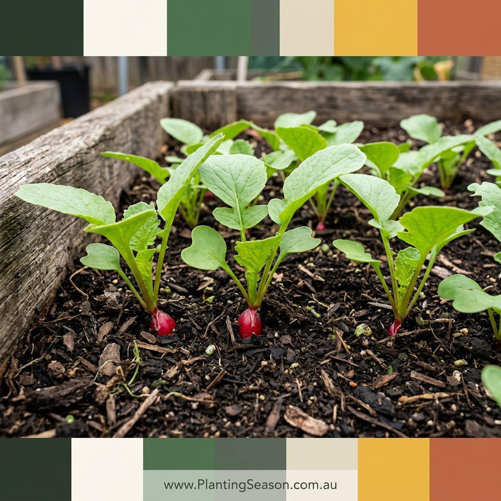 Radish growing stage