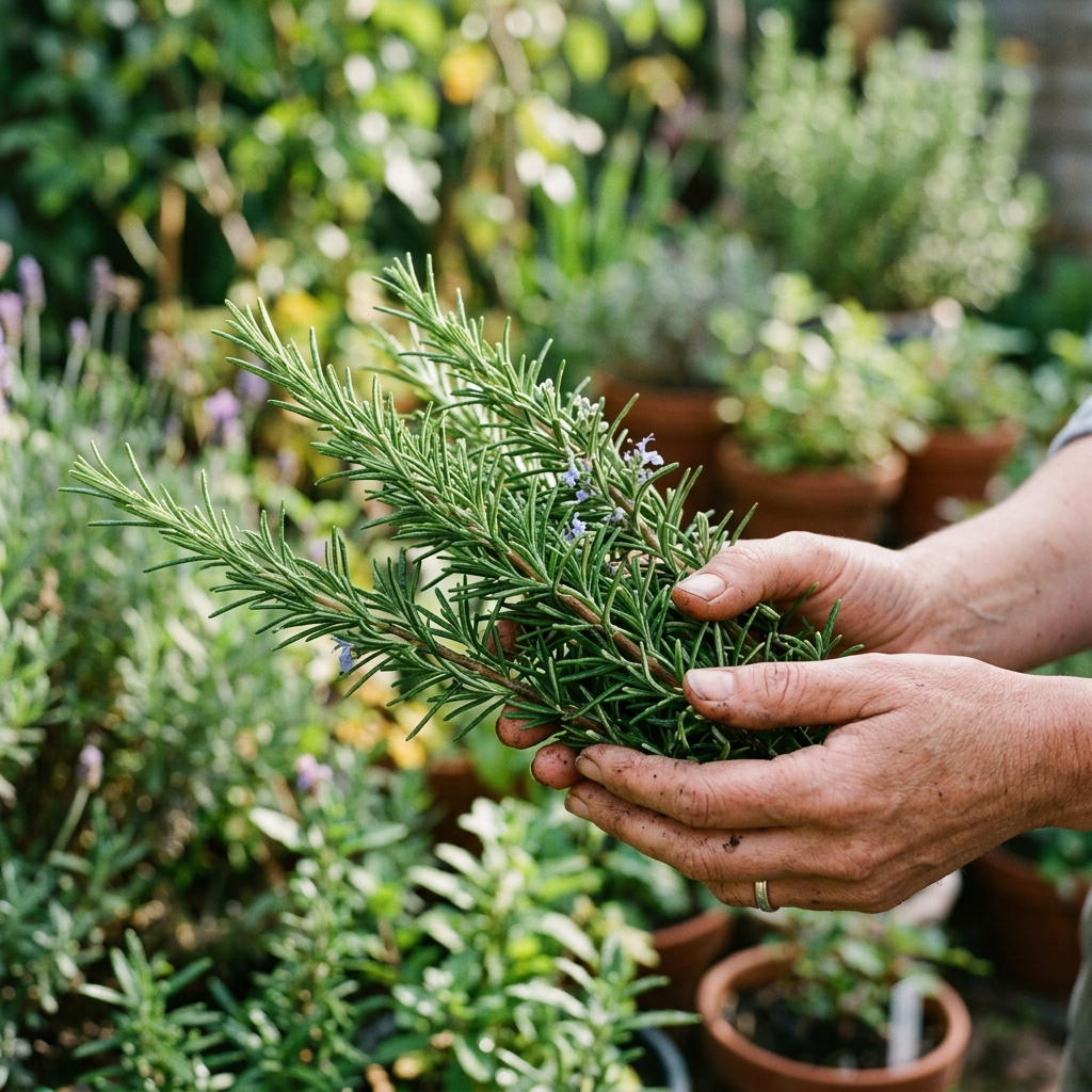 rosemary harvest stage
