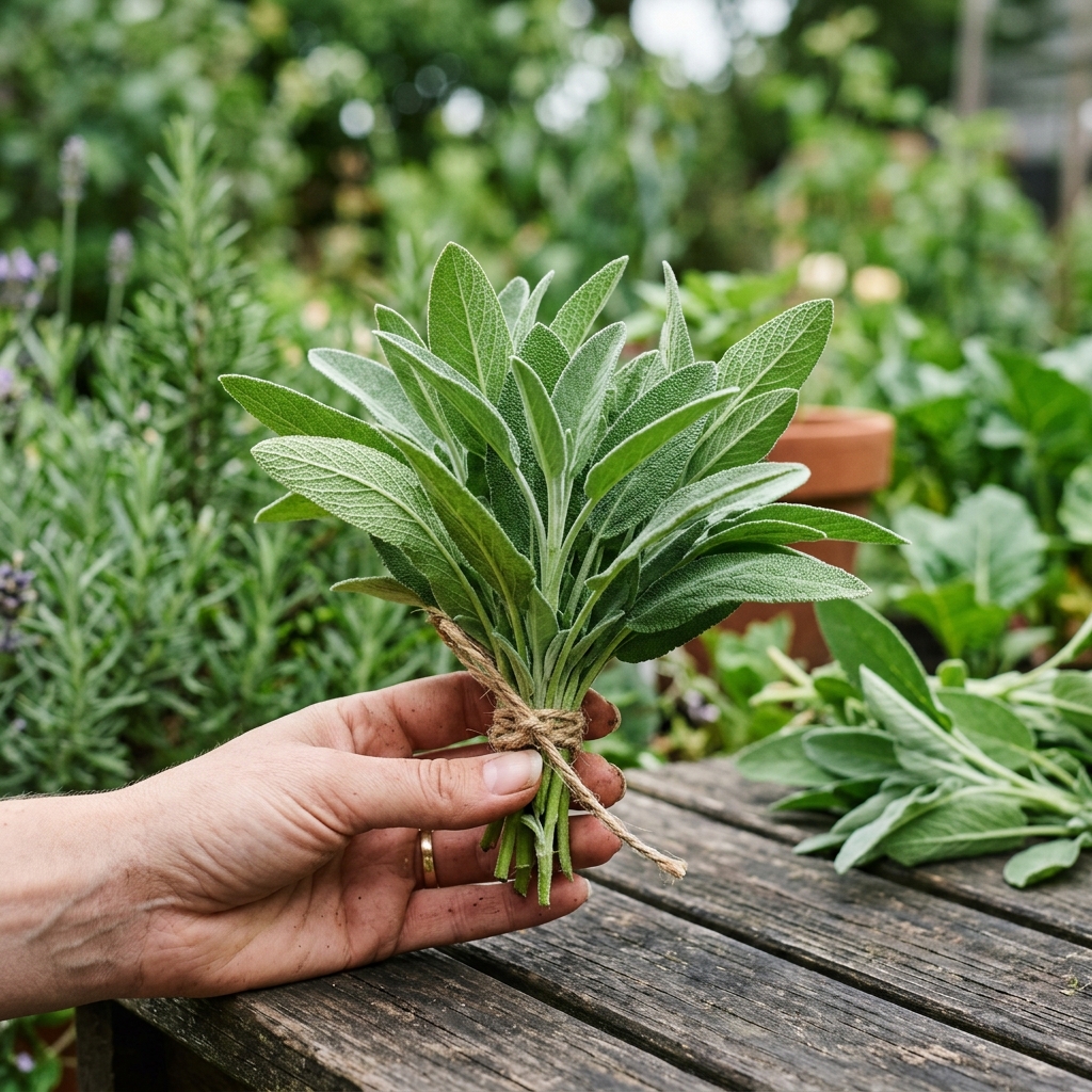 sage harvest stage