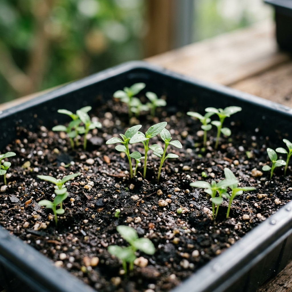 snapdragon seedling stage
