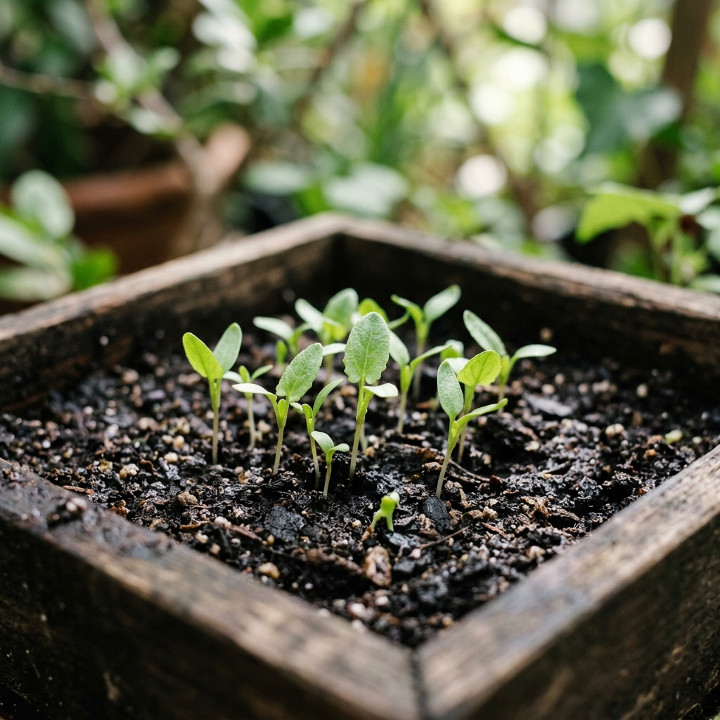 sorrel seedling stage
