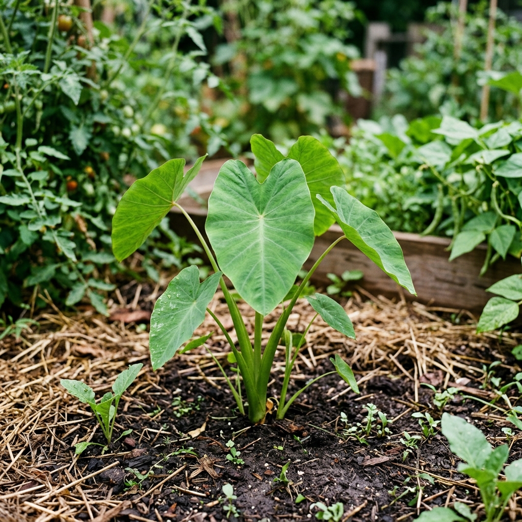taro growing stage