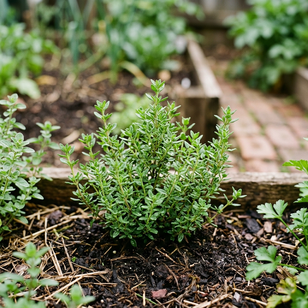 thyme growing stage