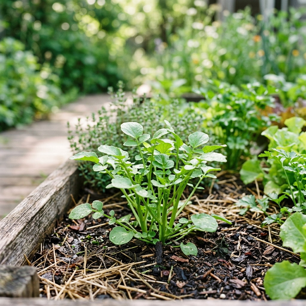 watercress growing stage