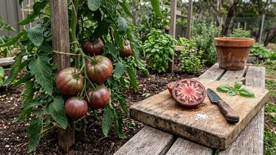 Cherokee Purple tomato