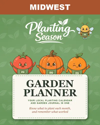 Cover of the Midwest Garden Planner