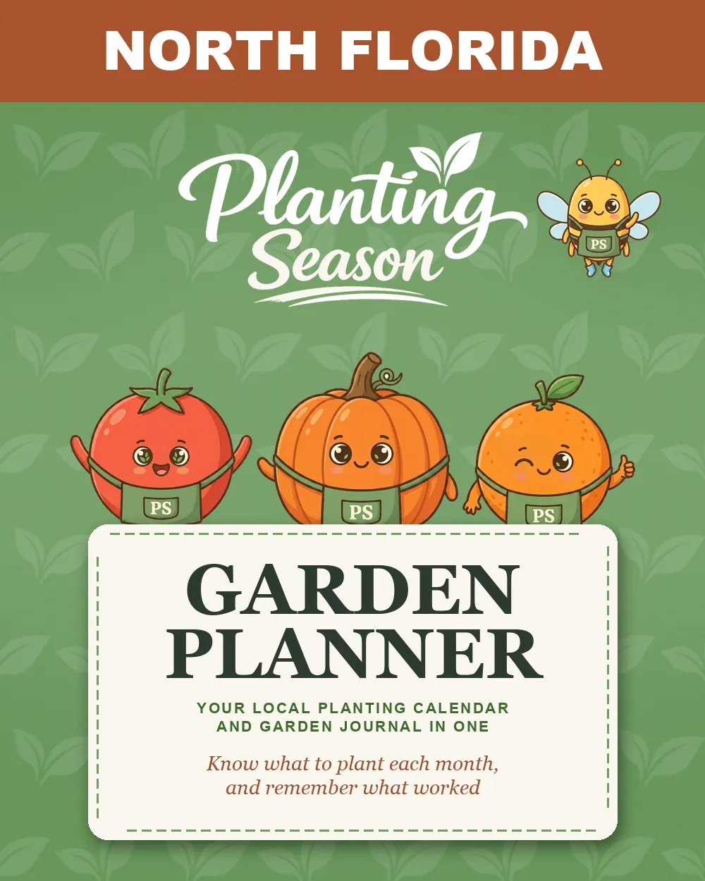 Cover of the North Florida Garden Planner by Planting Season