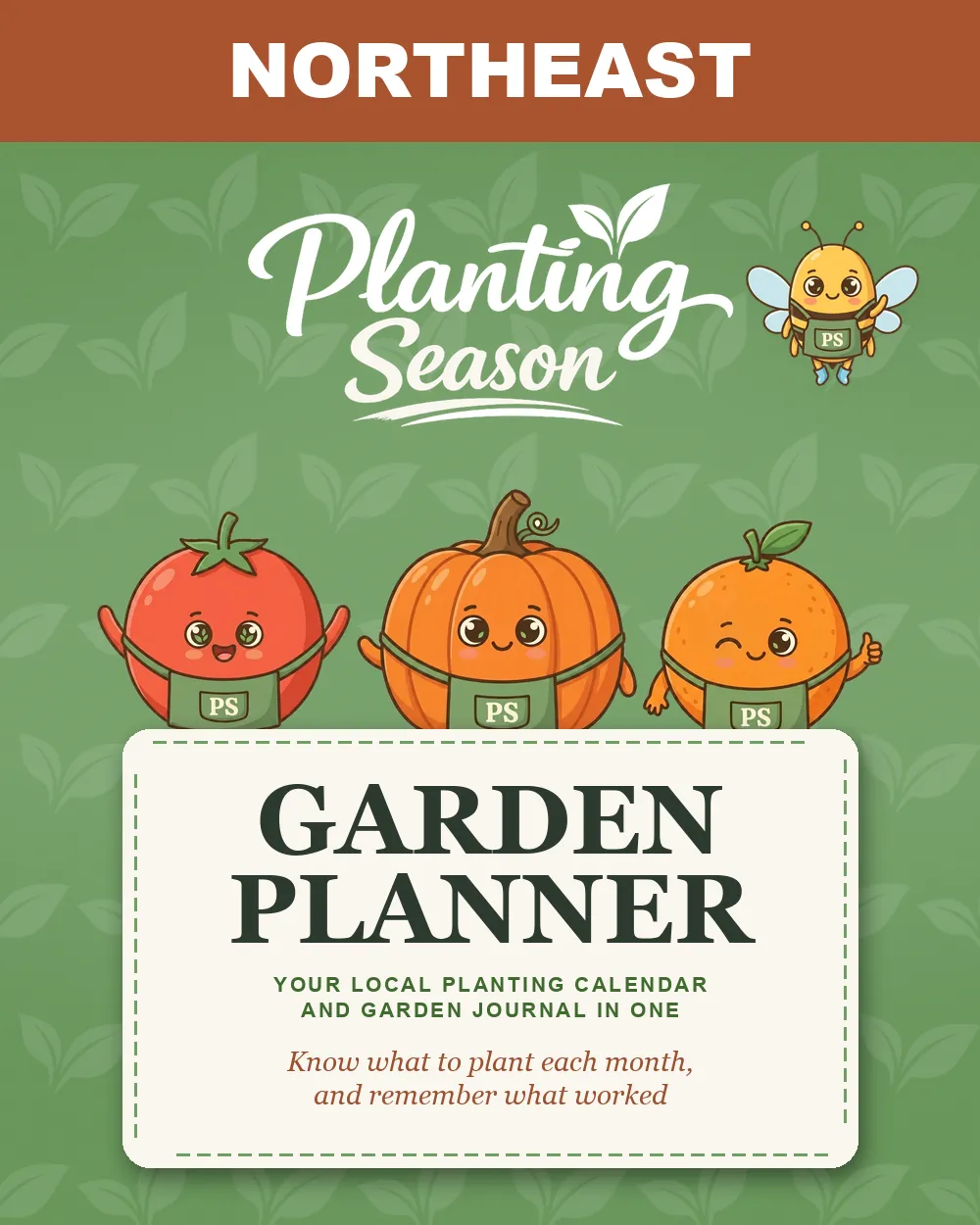Cover of the Northeast Garden Planner by Planting Season