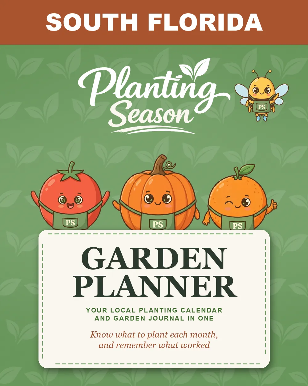 Cover of the South Florida Garden Planner by Planting Season